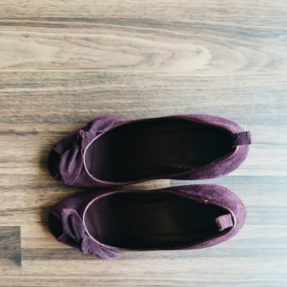 Gap 1969 peep toe wedges size 6 - Picture 2 of 5